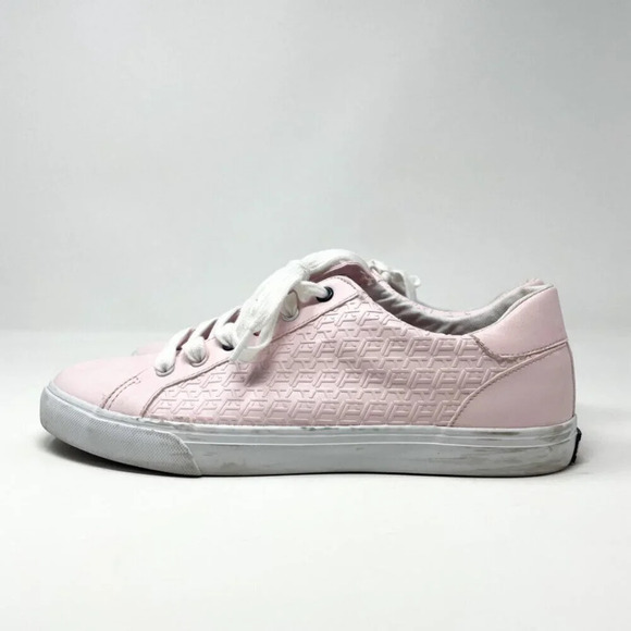 Tommy Hilfiger Vegan Leather Sneakers Trainers Shoes Light Pink Size  9 - Picture 3 of 8